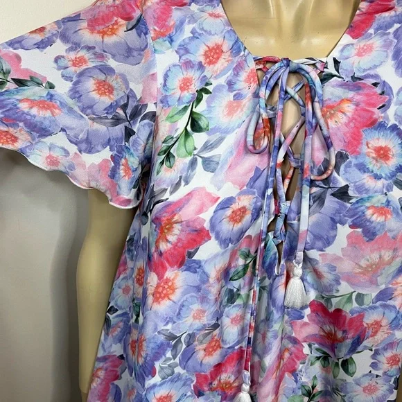 Show Me Your MuMu Floral Dress Tassle Tie - Picture 8 of 13